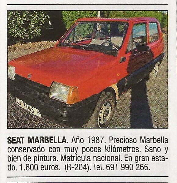 Se vende Seat Marbella de rallys, Teruel
